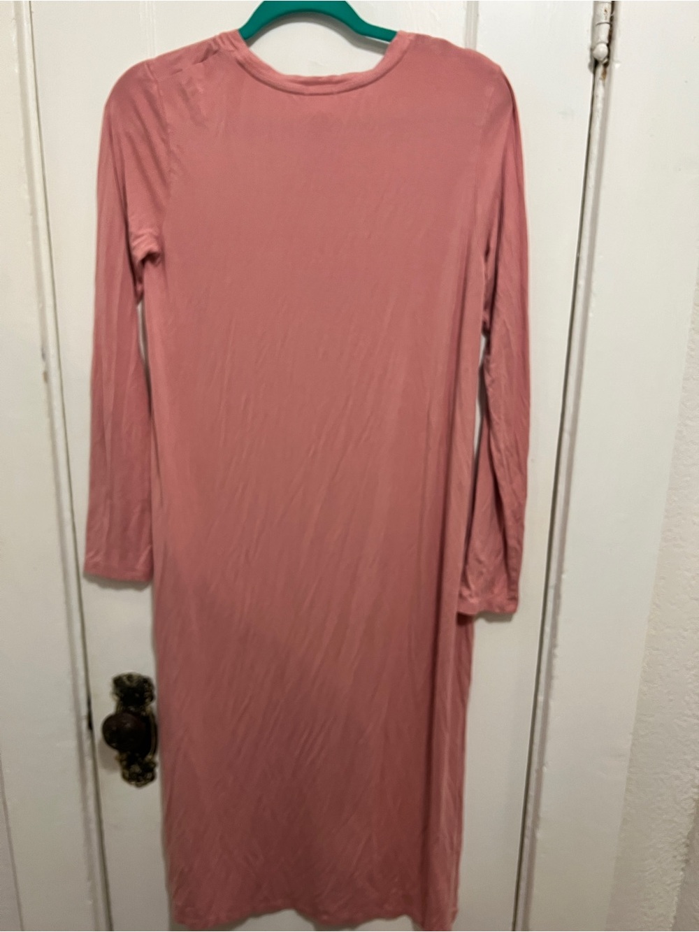 LAKE Long Sleeve Mauve Nightgown Pajama Size S - Picture 5 of 5